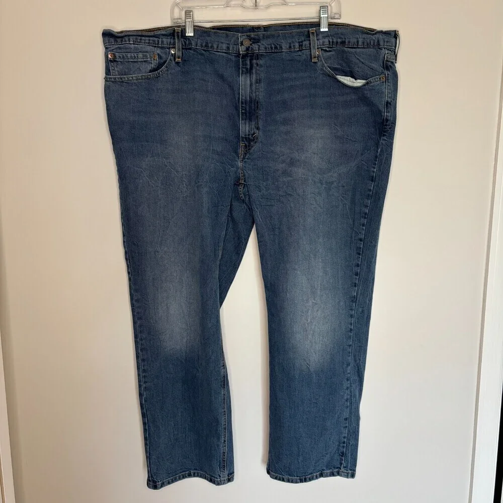 LEVI'S 541 50X30 Athletic Taper Jeans Mens Denim 5 Pocket Stretch Big & Tall